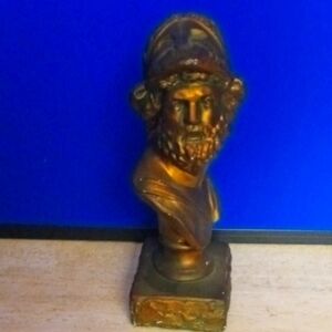 Greek warrior Ajax hector bust 9 inch tall 4 wide 80 yrs old plus